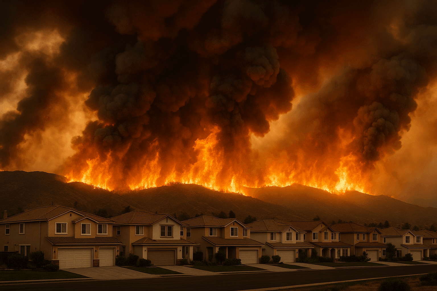 Massive Brush Fire in Riverside County Threatens Thousands of Homes