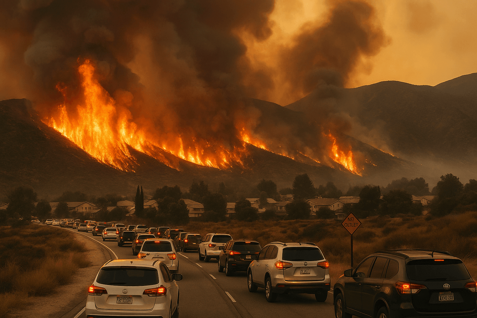 Line Fire Forces Thousands to Evacuate in San Bernardino County