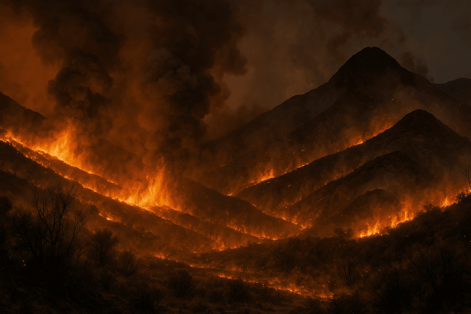 Mountain Fire Ravages Ventura County