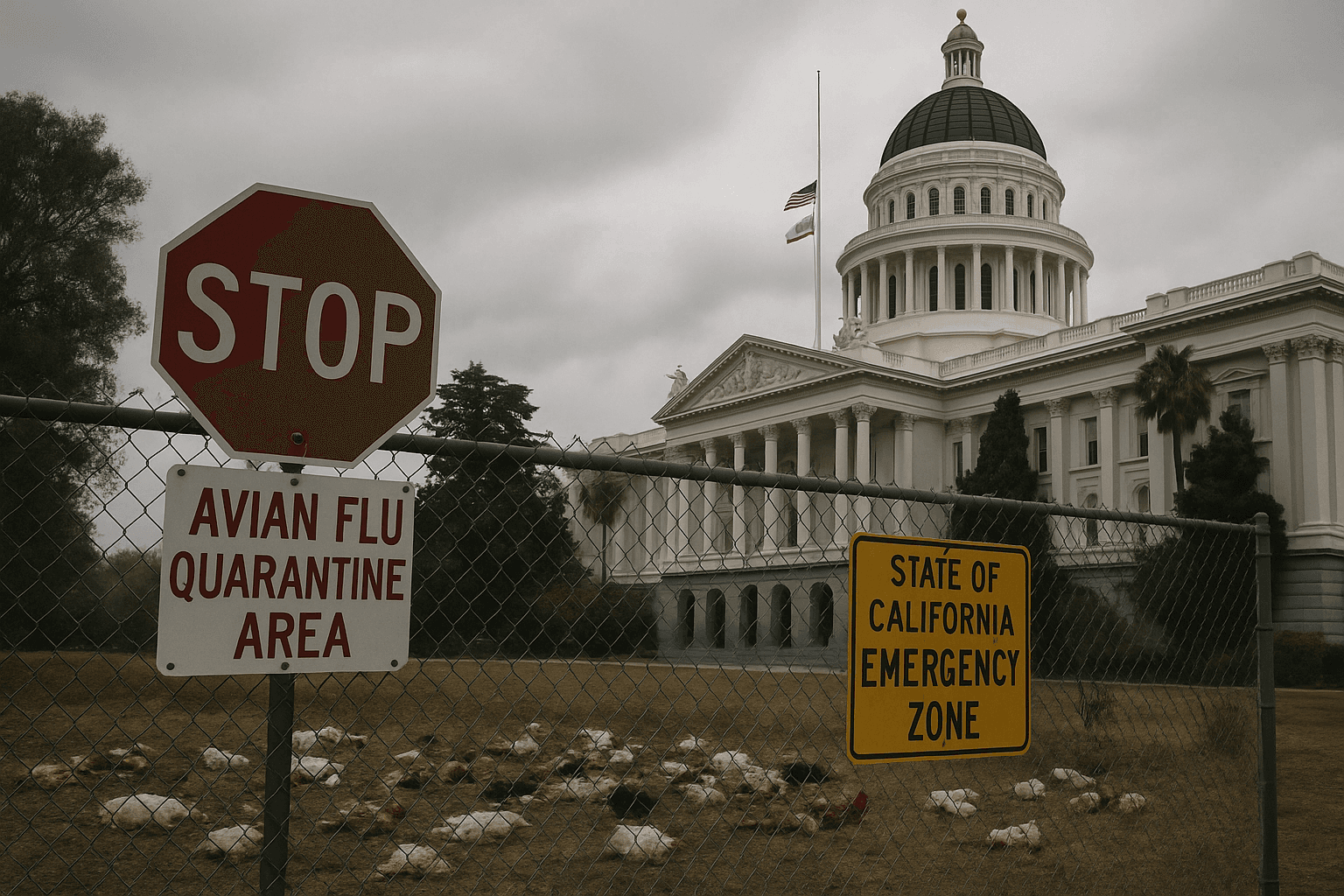 California Declares Statewide Emergency Due to Avian Flu Outbreak