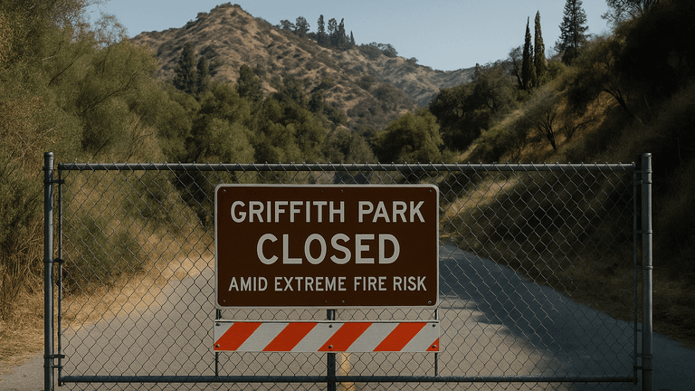 Griffith Park Closes Amid Extreme Fire Risk