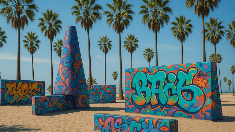Exploring the Colors of Southern California: The Rise of Local Street Art at the Venice Art Walls