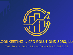 Logo for Bookkeeping & CFO Solutions 5280, LLC featuring a financial growth symbol