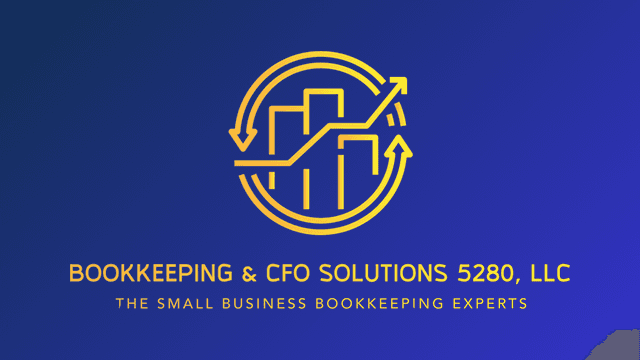 Logo for Bookkeeping & CFO Solutions 5280, LLC featuring a financial growth symbol