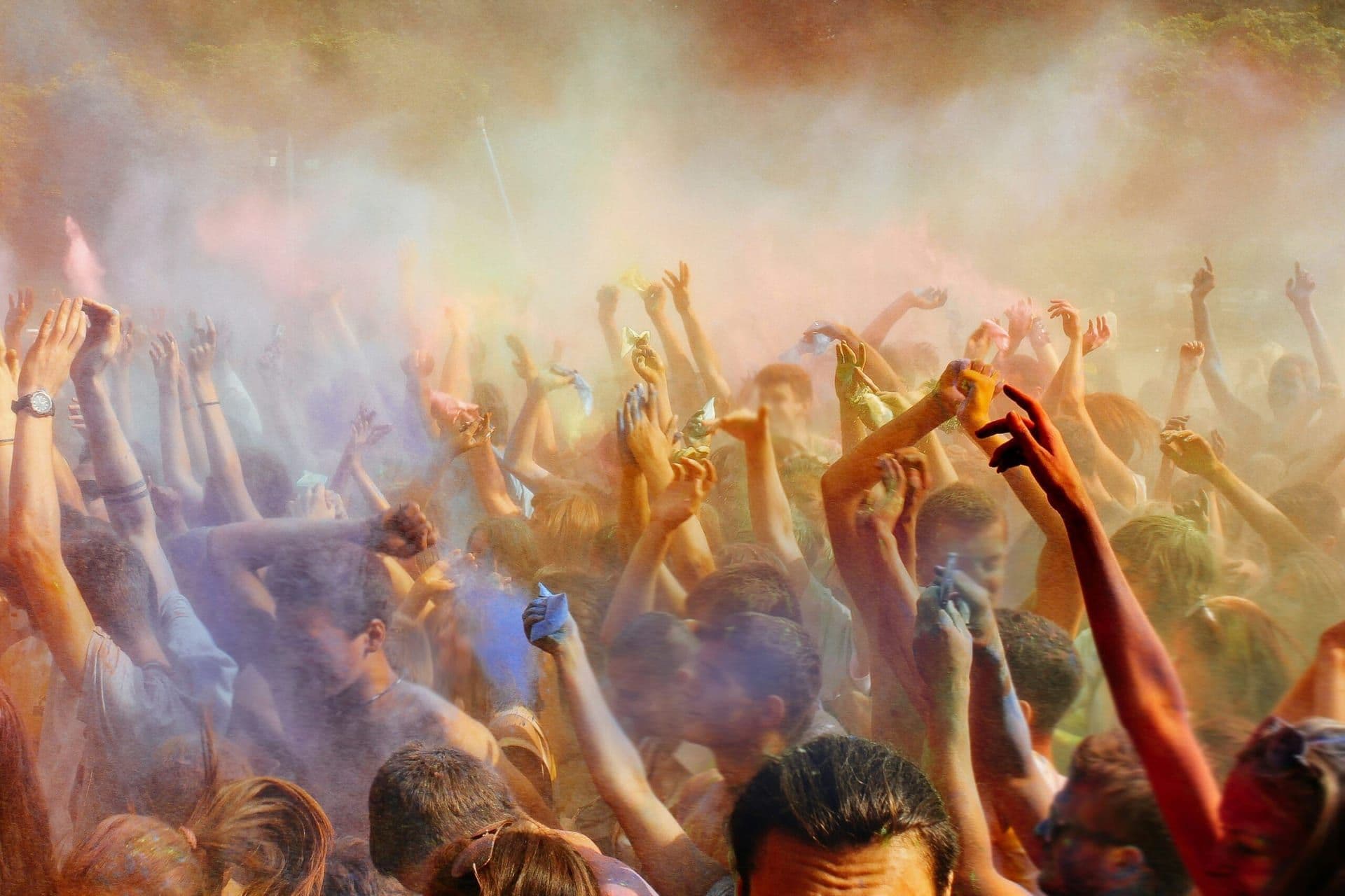 Holi Festival at Seaside Lagoon